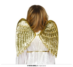 [18663] ALAS INFANTILES ORO 45 CMS.