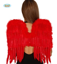[16265] ALAS PLUMAS ROJAS   50 CMS.