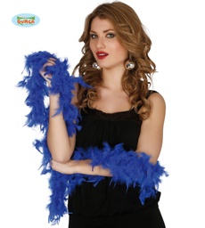 [16347] BOA PLUMA AZUL     1,80 MTS.(40 GRAMOS)