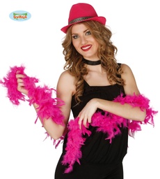 [16349] BOA PLUMA FUCSIA   1,80 MTS.(40 GRAMOS)