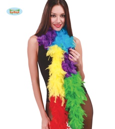 [18200] BOA PLUMA MULTICOLOR 1,80 MTS.(40 GRAMOS