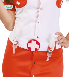 [18253] CINTURON CON 2 JERINGUILLAS