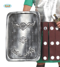 [18708] ESCUDO ROMANO NEGRO 53X43 CMS.