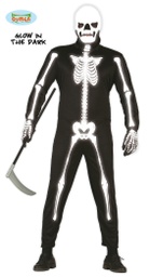 [80906] ESQUELETO &quot;&quot;GLOW IN THE DARK&quot;&quot; ADULTO TA
