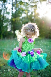 [36605] Fairy Blooms Deluxe Green Dress 5/6