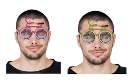 [011367-000-0000] Gafas bicicleta (oro-rojo)